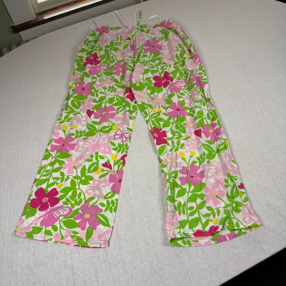 Lilly Pulitzer Other - Lilly Pulitzer Women's swim cover up Pants Size L Floral Print beach